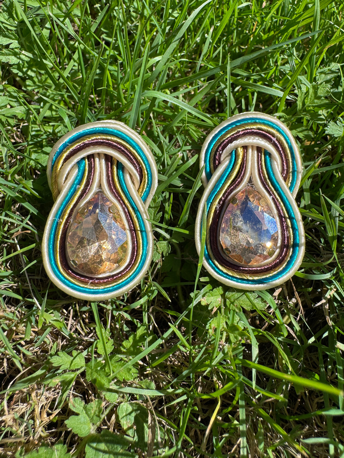 Soutache Turquesa y Oliva