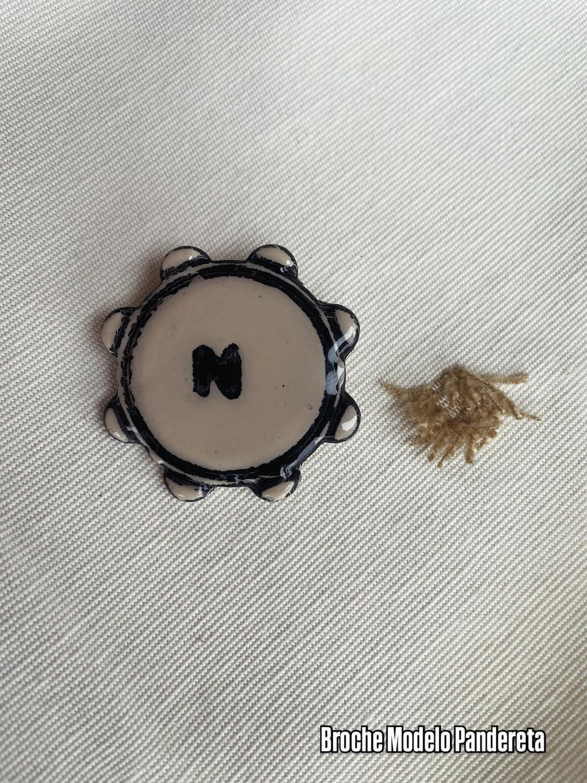 Broche Pandereta