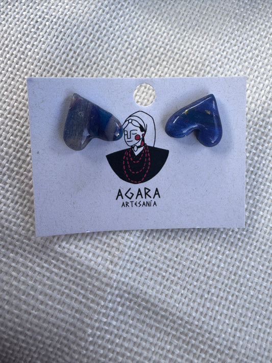 Corazón desdibujado Azul