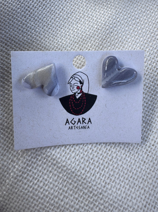 Corazón desdibujado nieblina