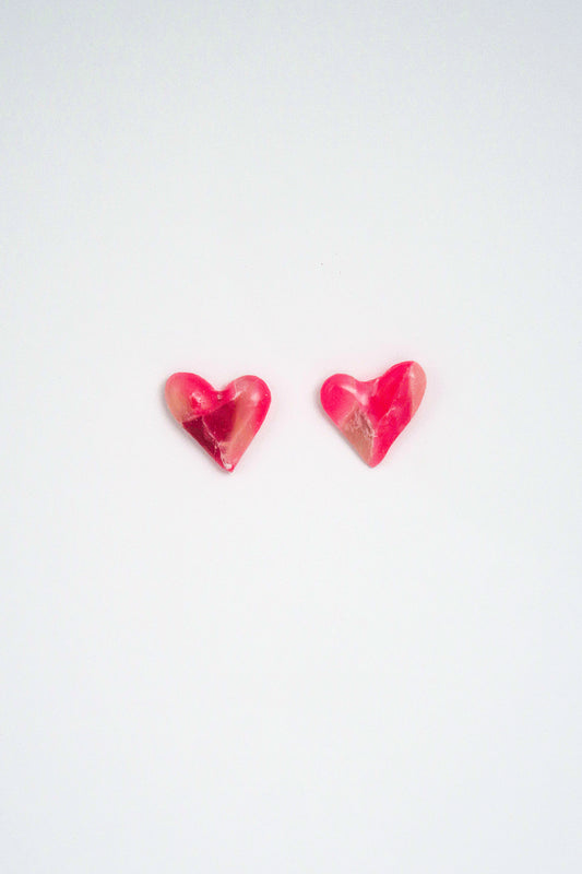 Pendientes Corazón Desdibujado