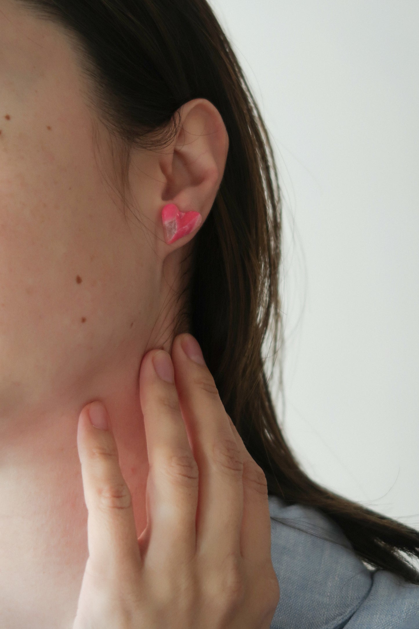Pendientes Corazón Desdibujado