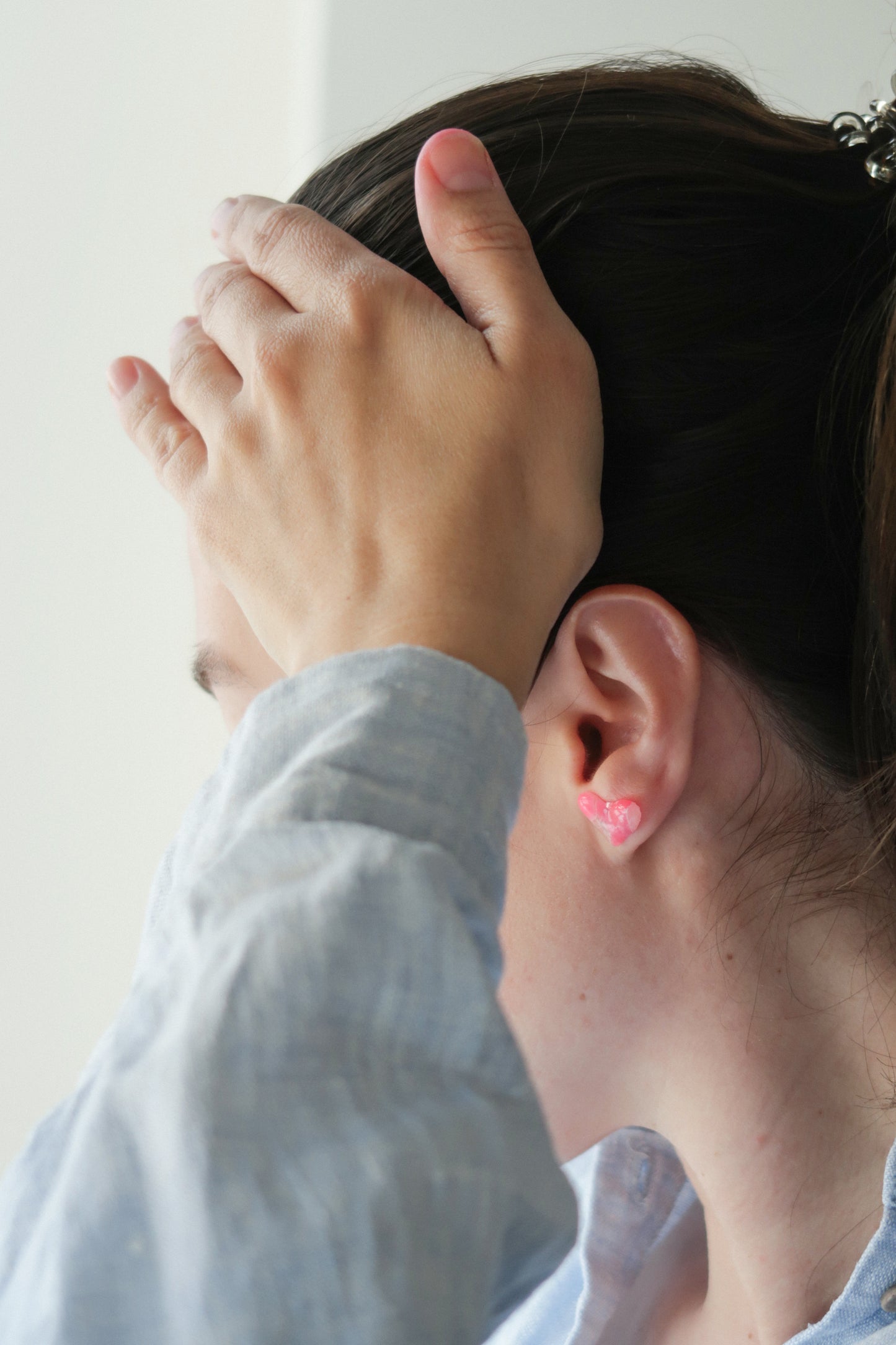 Pendientes Corazón Desdibujado